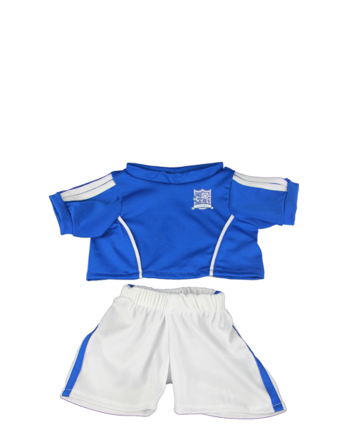 image Tenue de footballeur bleue