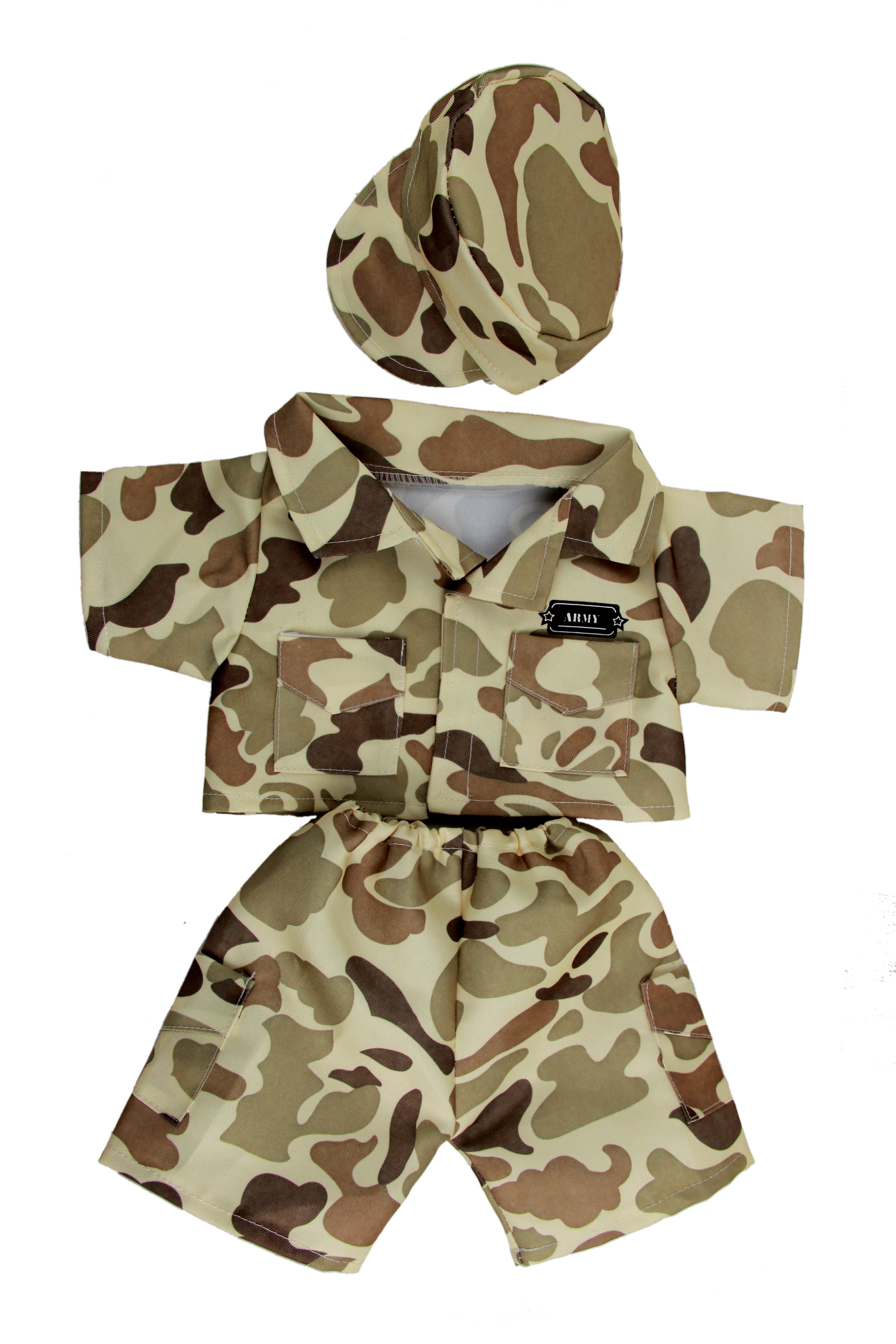 image Tenue militaire pour peluche