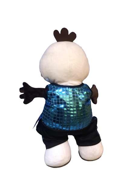 Image Tenue disco bleue pour peluche