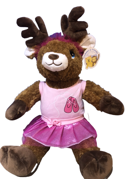 Image Tenue danse classique tutu rose pour peluche