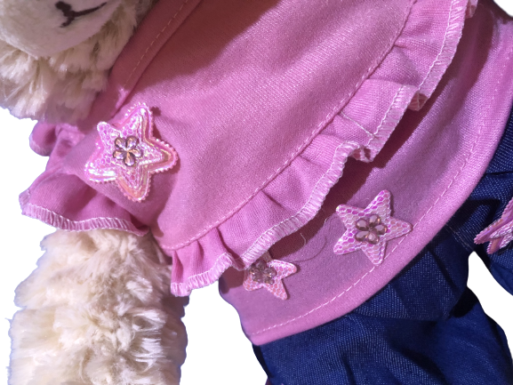 Image Tenue rose pour peluche