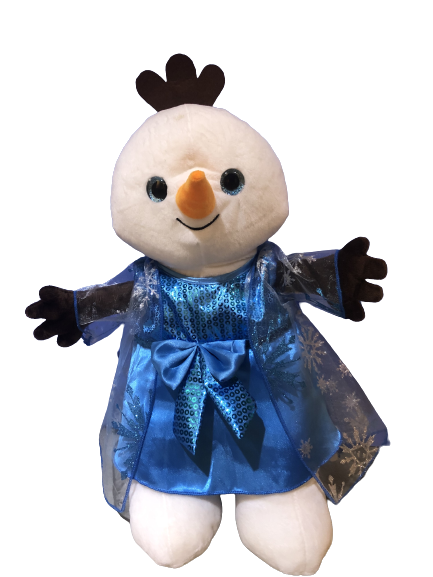 Image Robe reine des neiges pour peluche