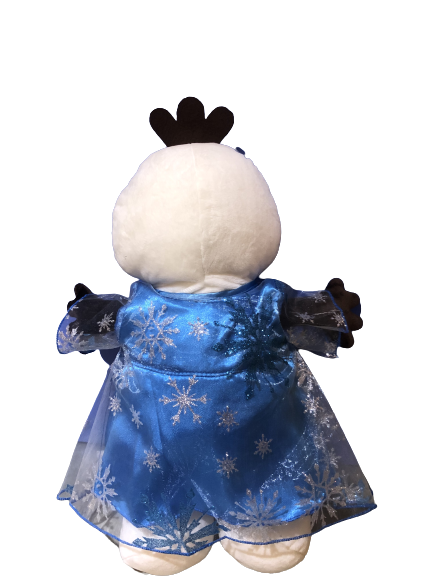 Image Robe reine des neiges pour peluche
