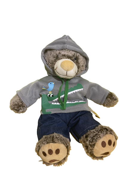 Image Tenue sweat crocodile pour peluche