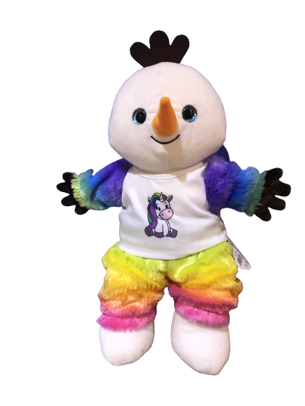 Image Tenue cosy motif licorne pour peluche