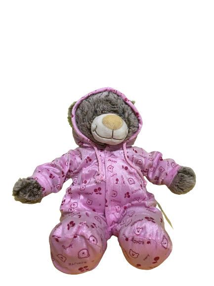 Image Ensemble pyjama rose pour peluche