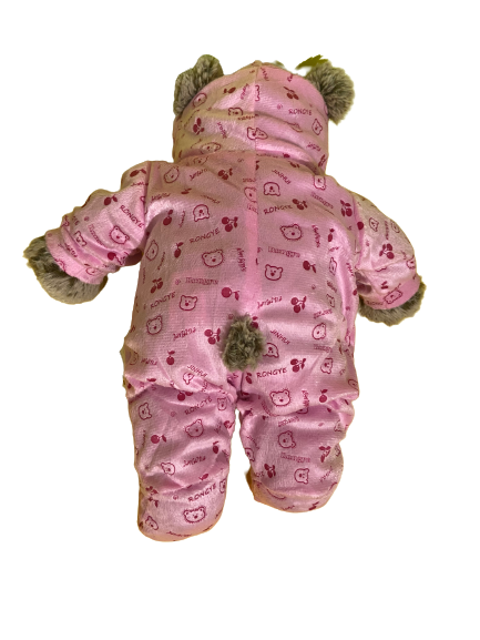Image Ensemble pyjama rose pour peluche