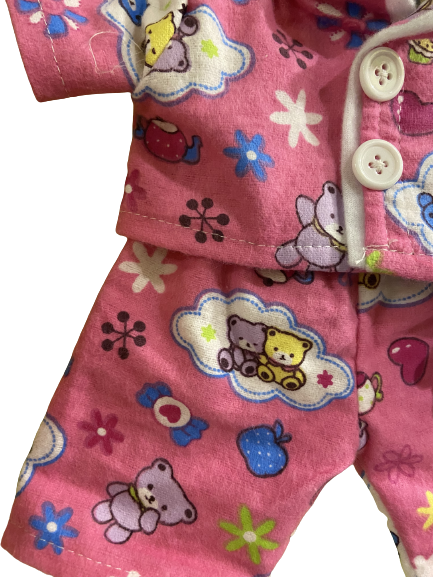 Image Pyjama rose pour peluche