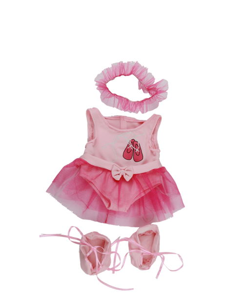 Image de Tenue danse classique tutu rose pour peluche