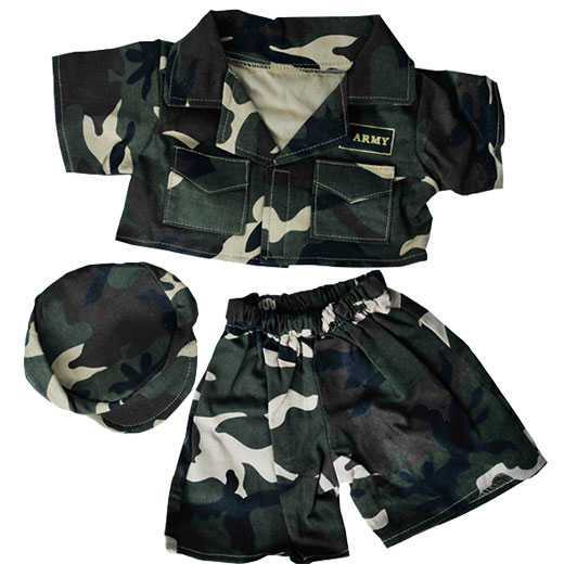 Image de Tenue militaire pour peluche