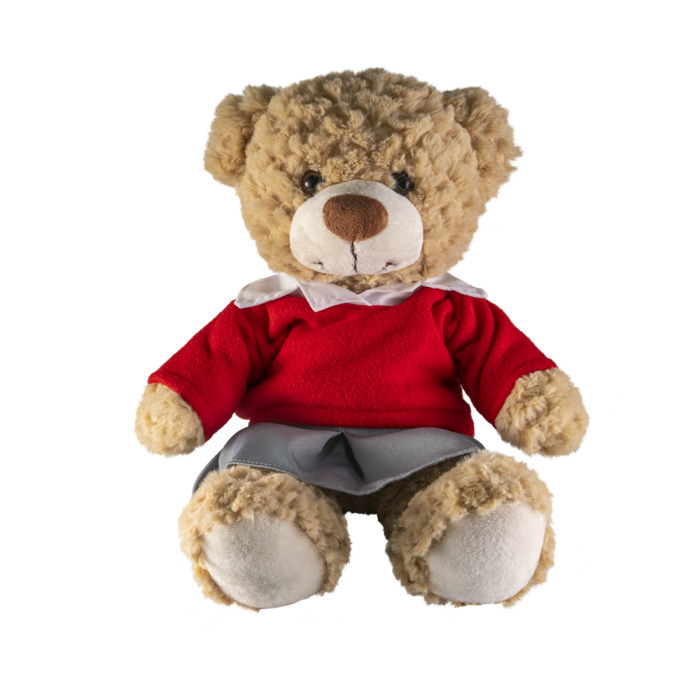 Image de Uniforme scolaire féminin pour peluche
